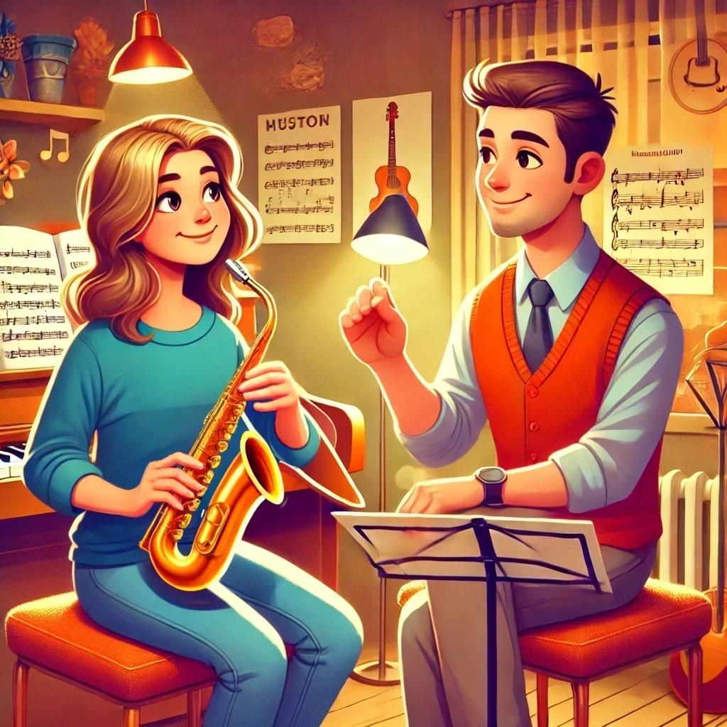 instrumental lesson saxophone